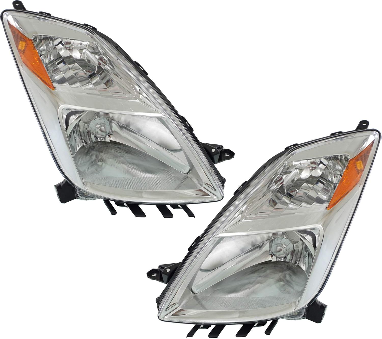 Headlight Lens and Housing Set of 2 for 2004-2006 Toyota Prius Halogen N848906