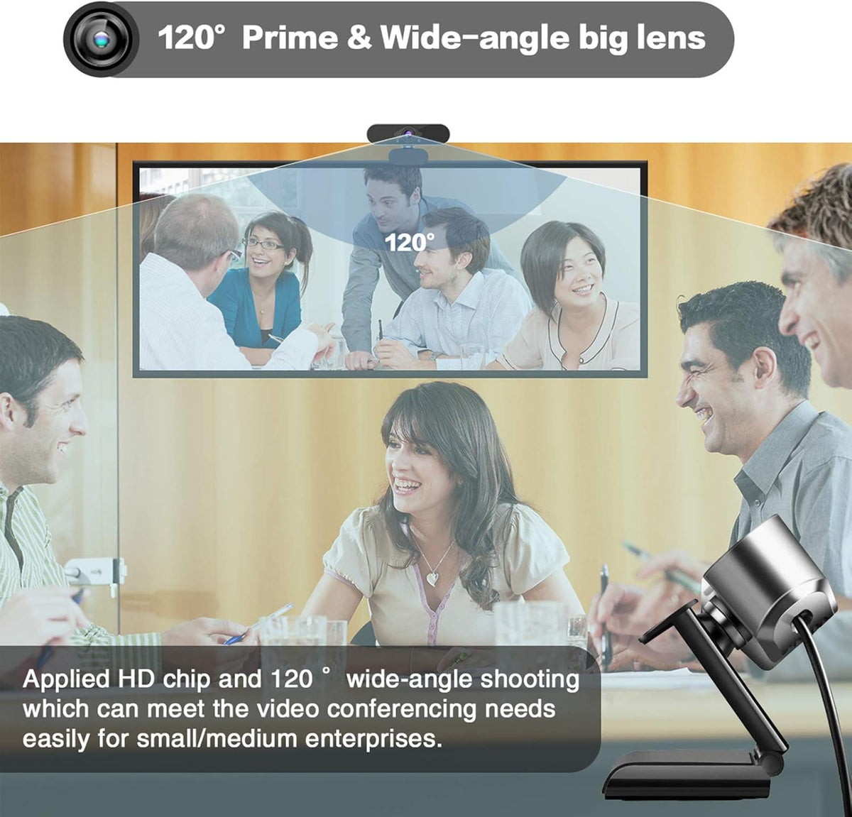 1080p HD USB Webcam with Microphone C460
