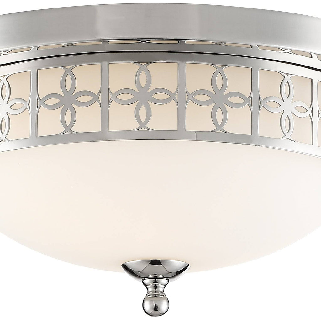 Polished Nickel 2 Light Ceiling Mount E612471