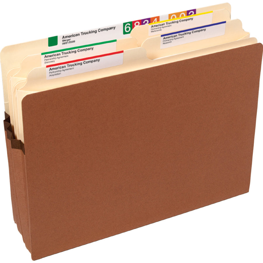 Redrope File Pockets Letter 3.5" Exp 25/BX S2648