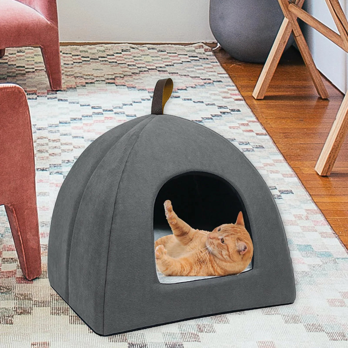 Gray Cat Nest Tent Y378944