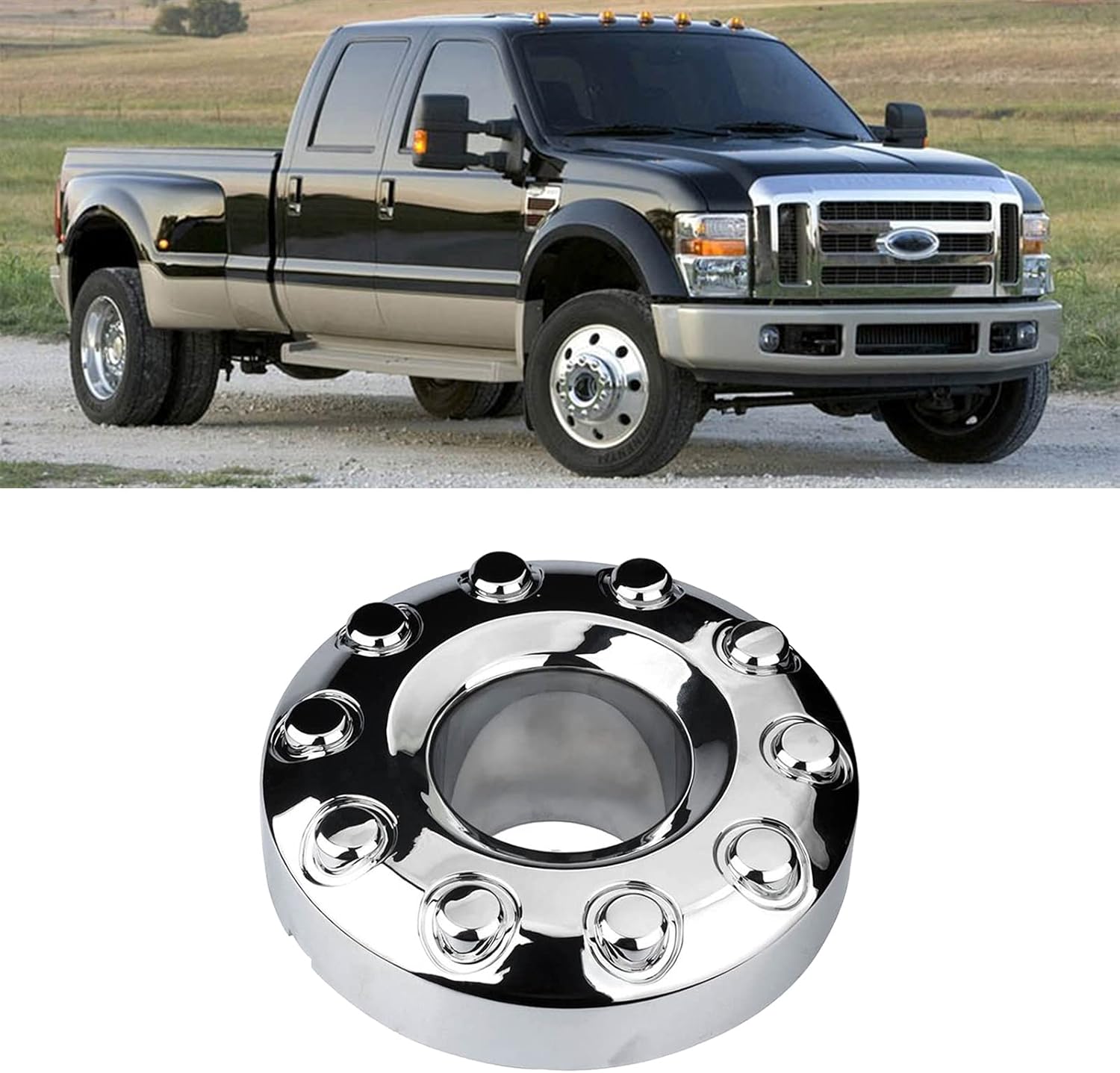 Center Hub Cap Wheel Simulator 10 Lugs 1 Piece L211914