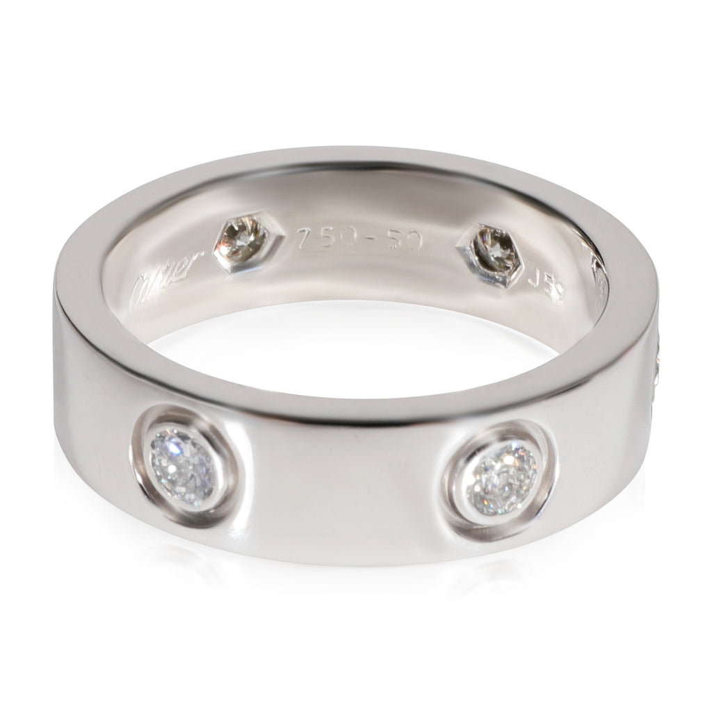 18k White Gold Diamond Ring 0.46 CTW Pre-Owned Z1821