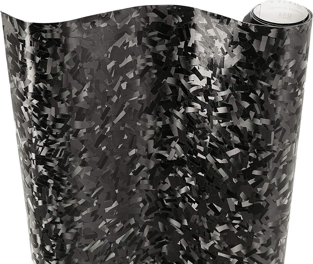 Forged Black Composite Carbon Vinyl Wrap Roll (100ft x 5ft) A907