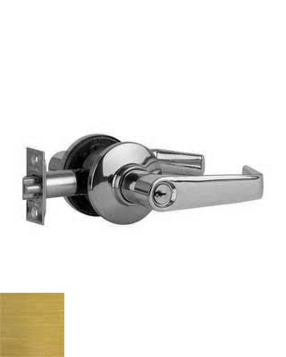 Satin Brass Entrance Door Leverset E2507