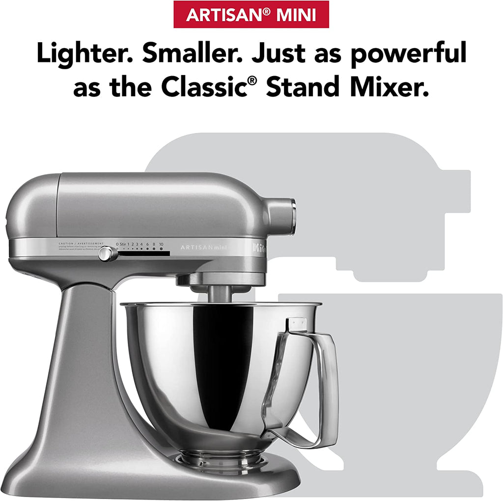 3.5 Quart Tilt-Head Stand Mixer and 3.5 Cup Food Chopper, Contour Silver D215950