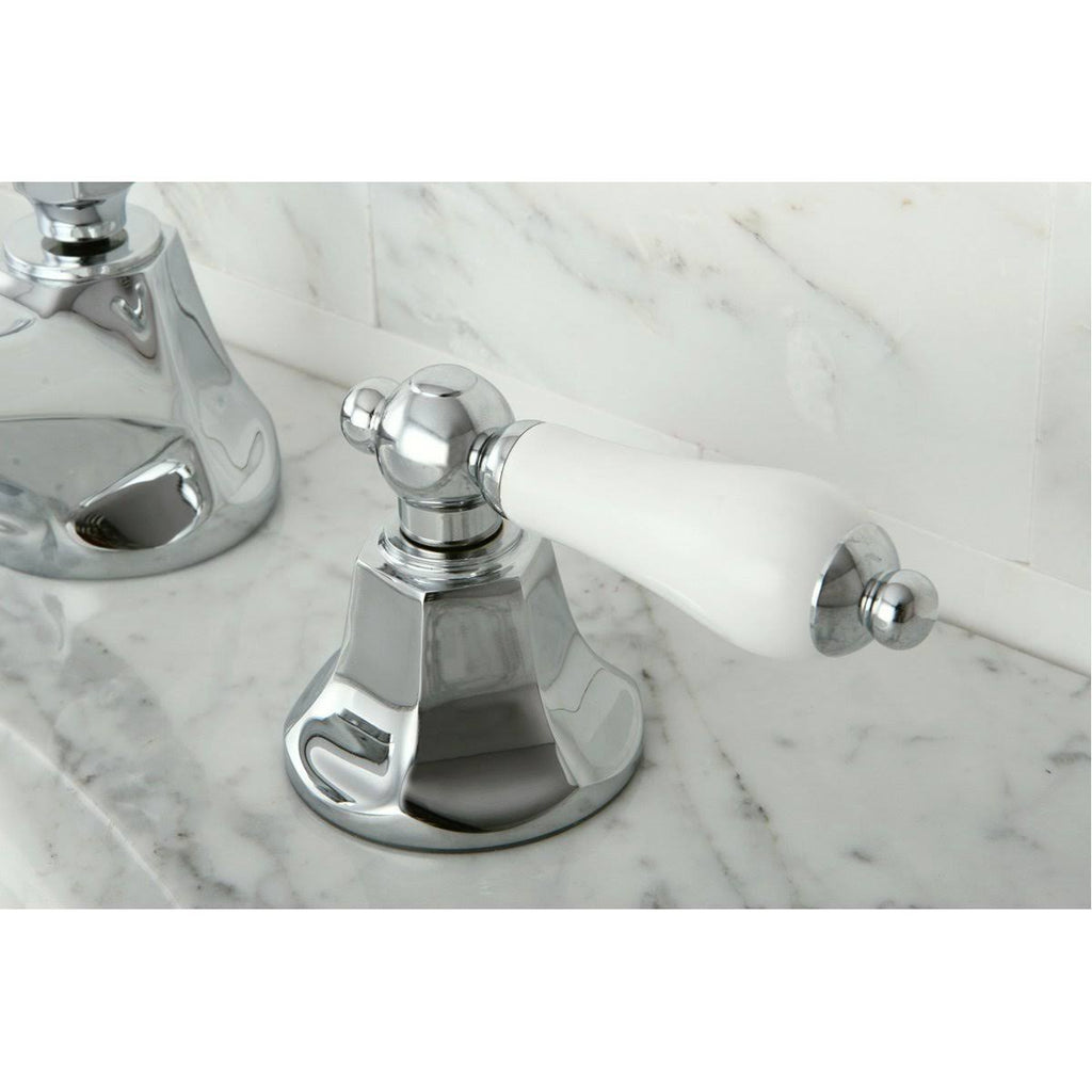 Matte Black 8 in. Widespread Bathroom Faucet V2841