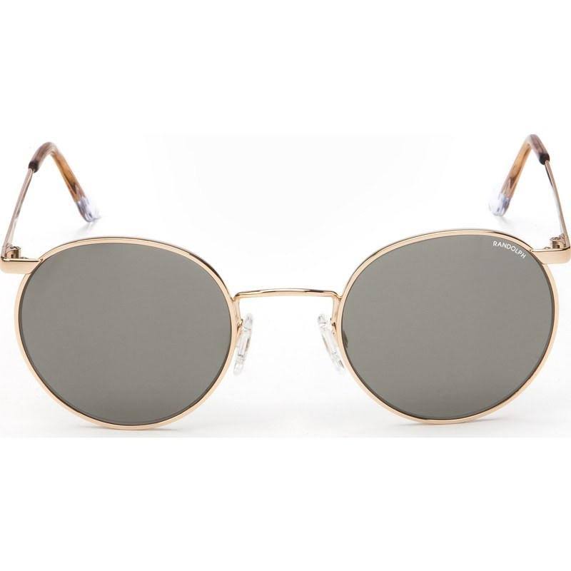 23K Gold Gray Glass Lens Sunglasses T1923