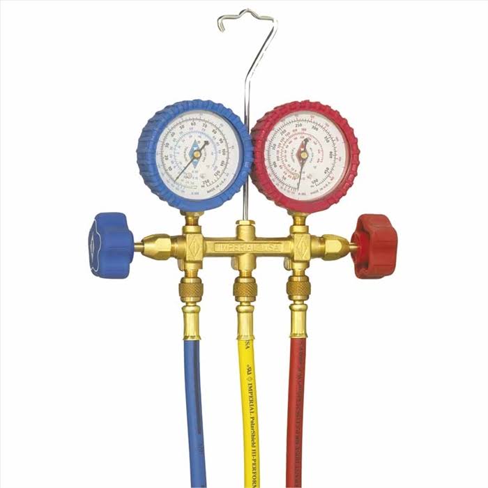 2-Valve Mechanical Manifold Gauge Set W9597
