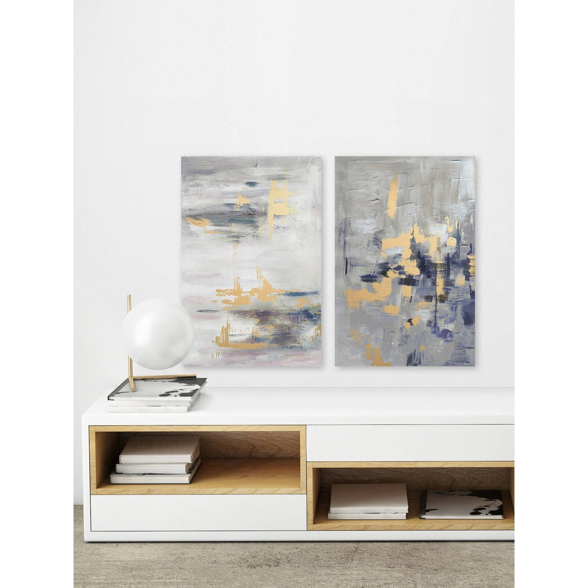 Fading Glow Diptych, 24 inch x 32 inch G684