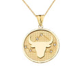 Yellow Gold Taurus Constellation Pendant Necklace P33301