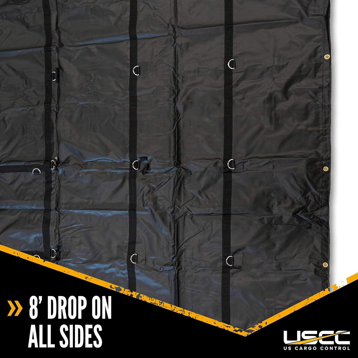 Heavy-Duty Steel Tarp 24 Foot x 18 Foot 18 Ounce PVC-Coated Polyester Waterproof Truck Tarp B973