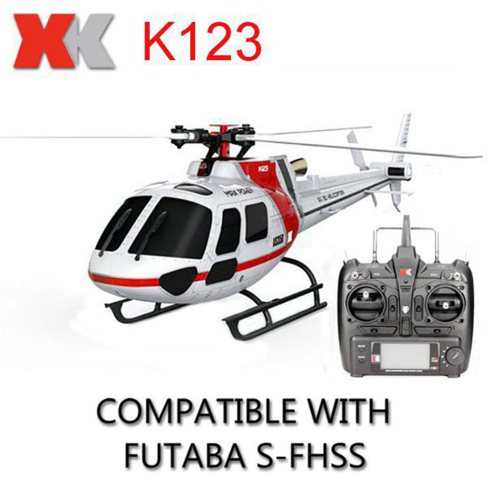 6CH Brushless RC Helicopter with 4pcs 500mAh Lipo Battery M2674