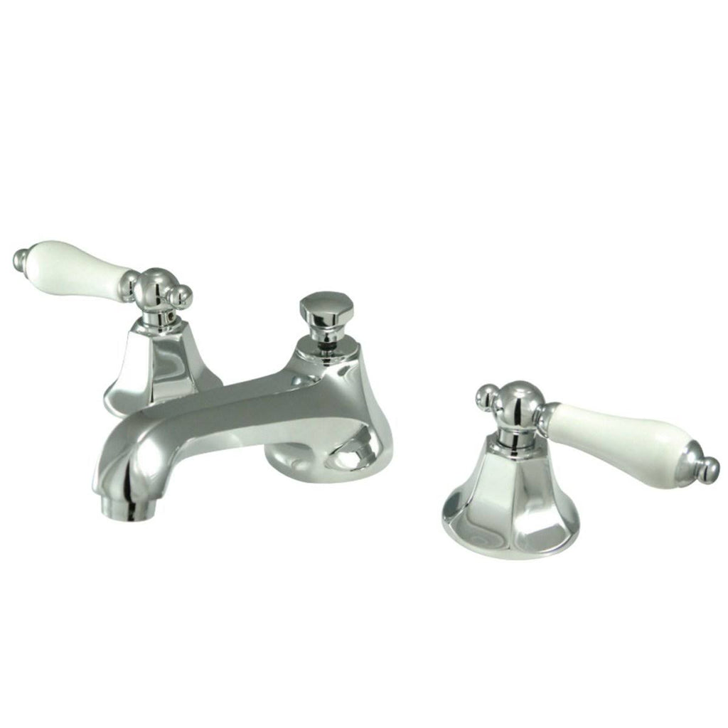 Matte Black 8 in. Widespread Bathroom Faucet V2841