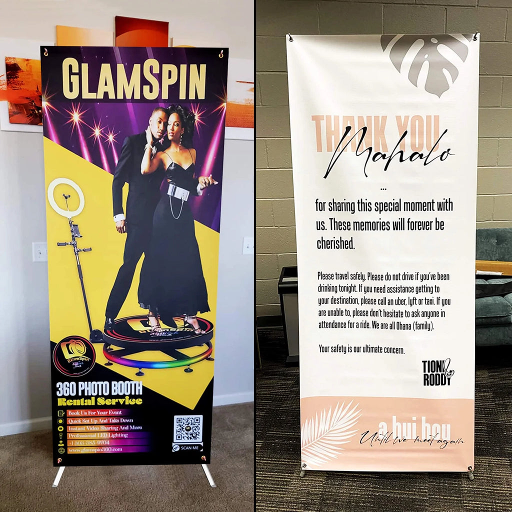 Portable X Stand Banner with Travel Bag F3494
