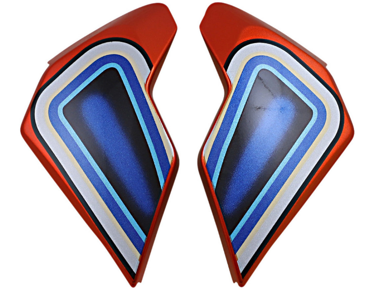 Icon Airflite Helmet Shield Sideplate Covers El Centro Blue Z16826