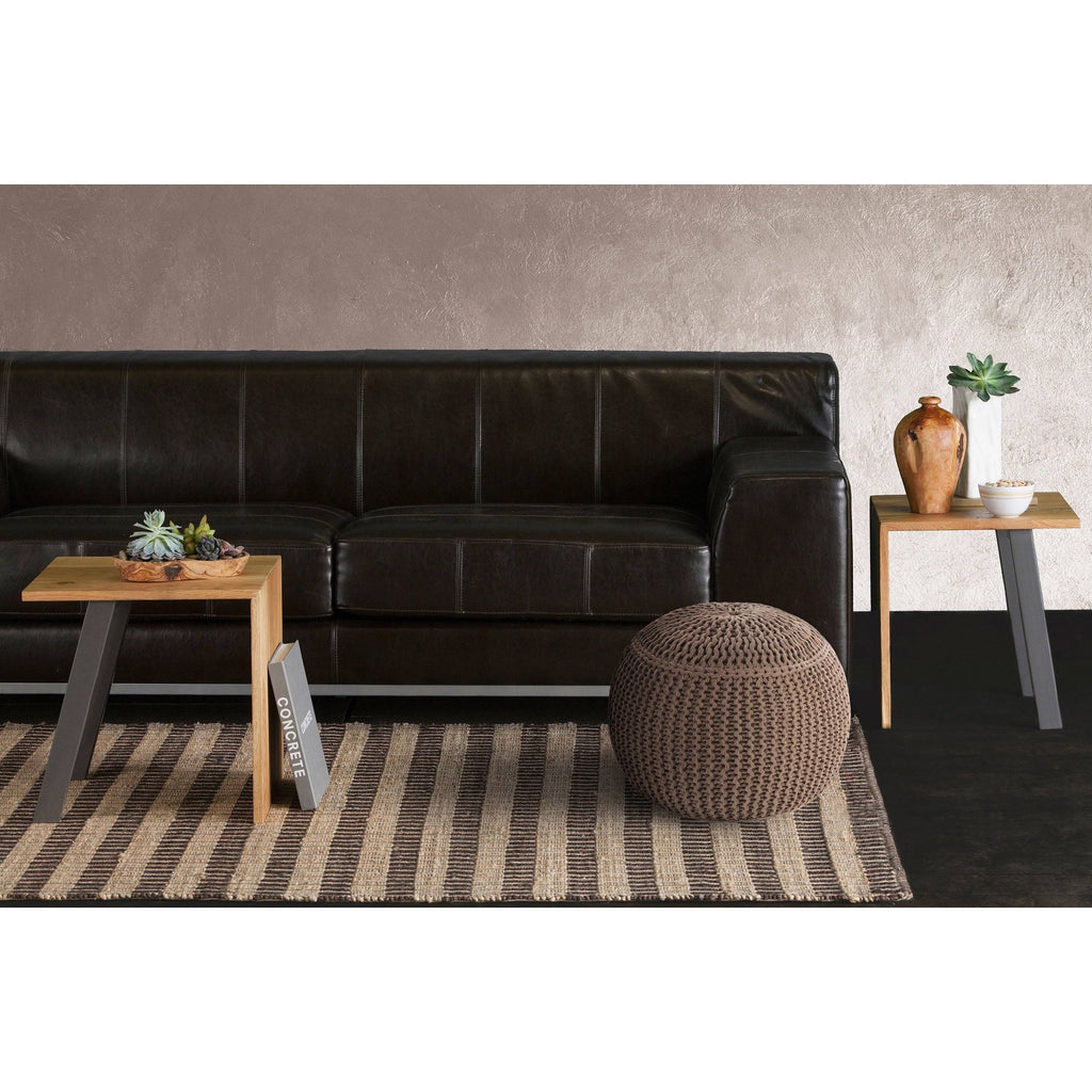 Blue Indian Pouf H471