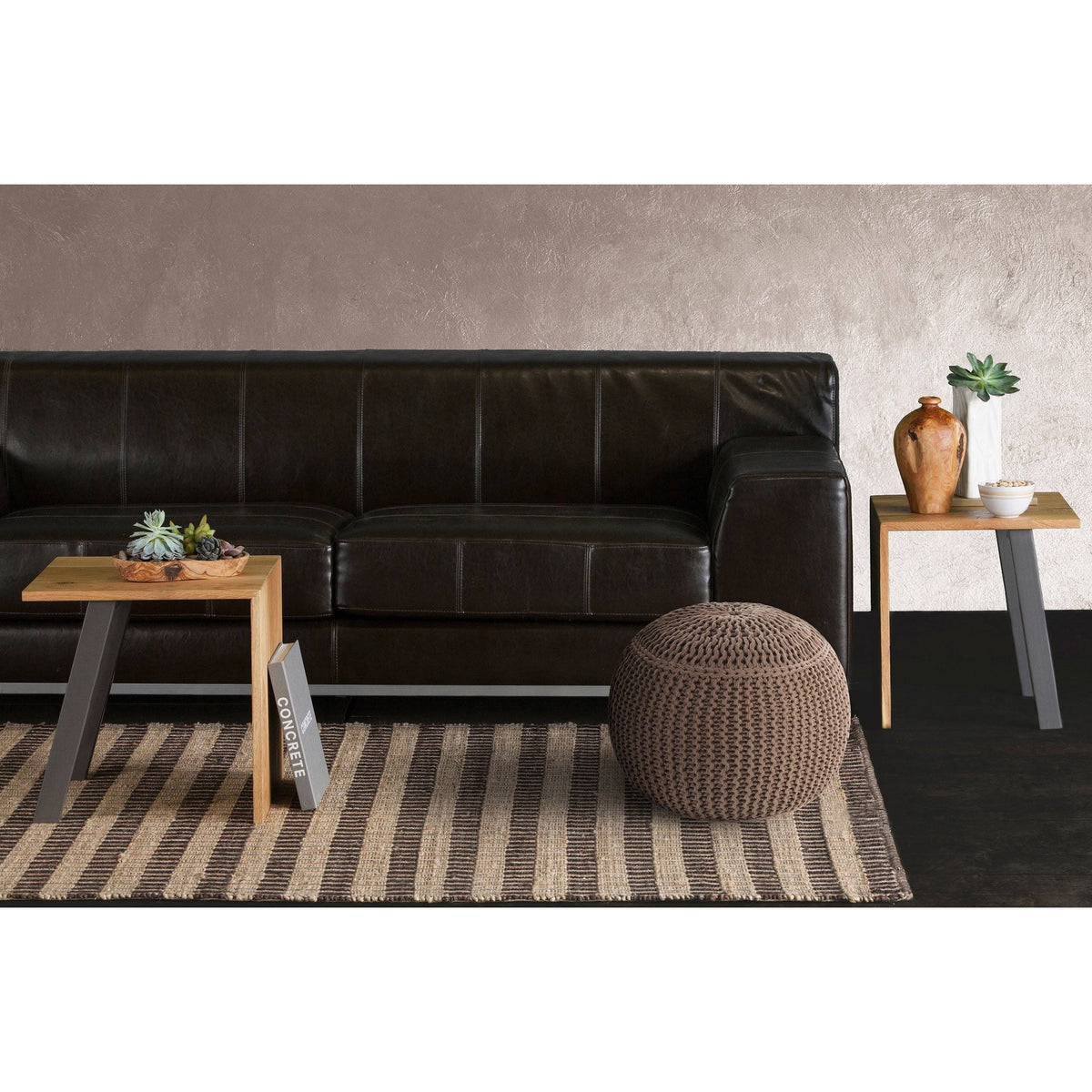 Blue Indian Pouf H471