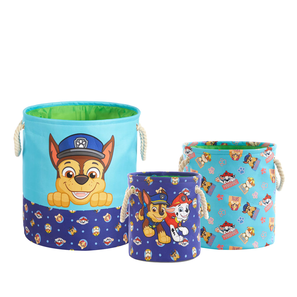 3-Piece Fabric Nestable Storage Bin Set U35945