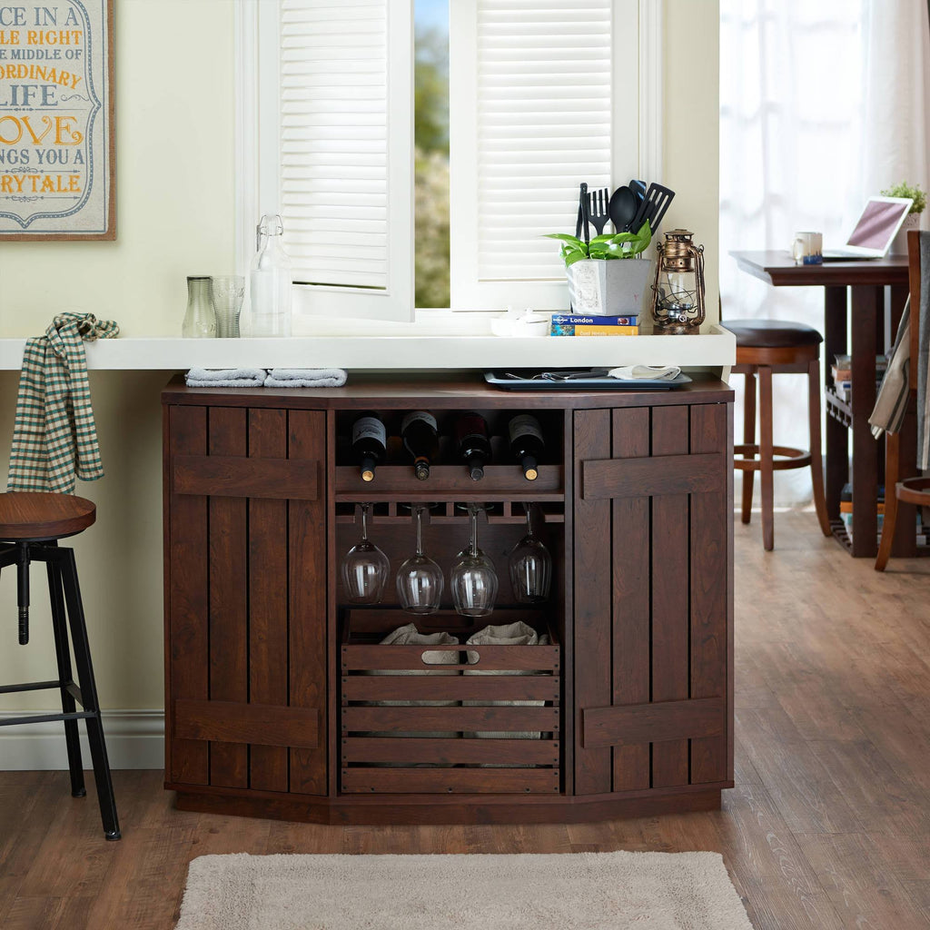 Vintage Walnut Multi-Storage Buffet V20612