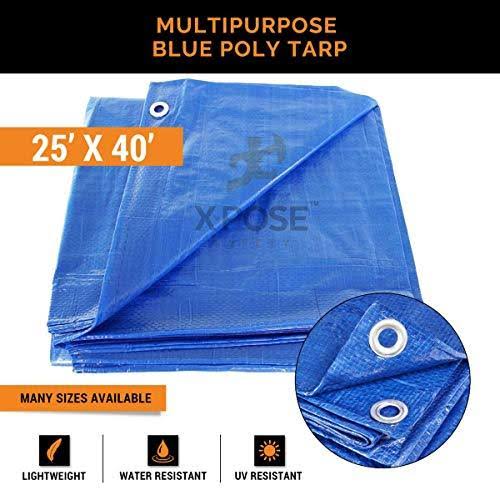 Blue Poly Tarp 25 x 40 U814400