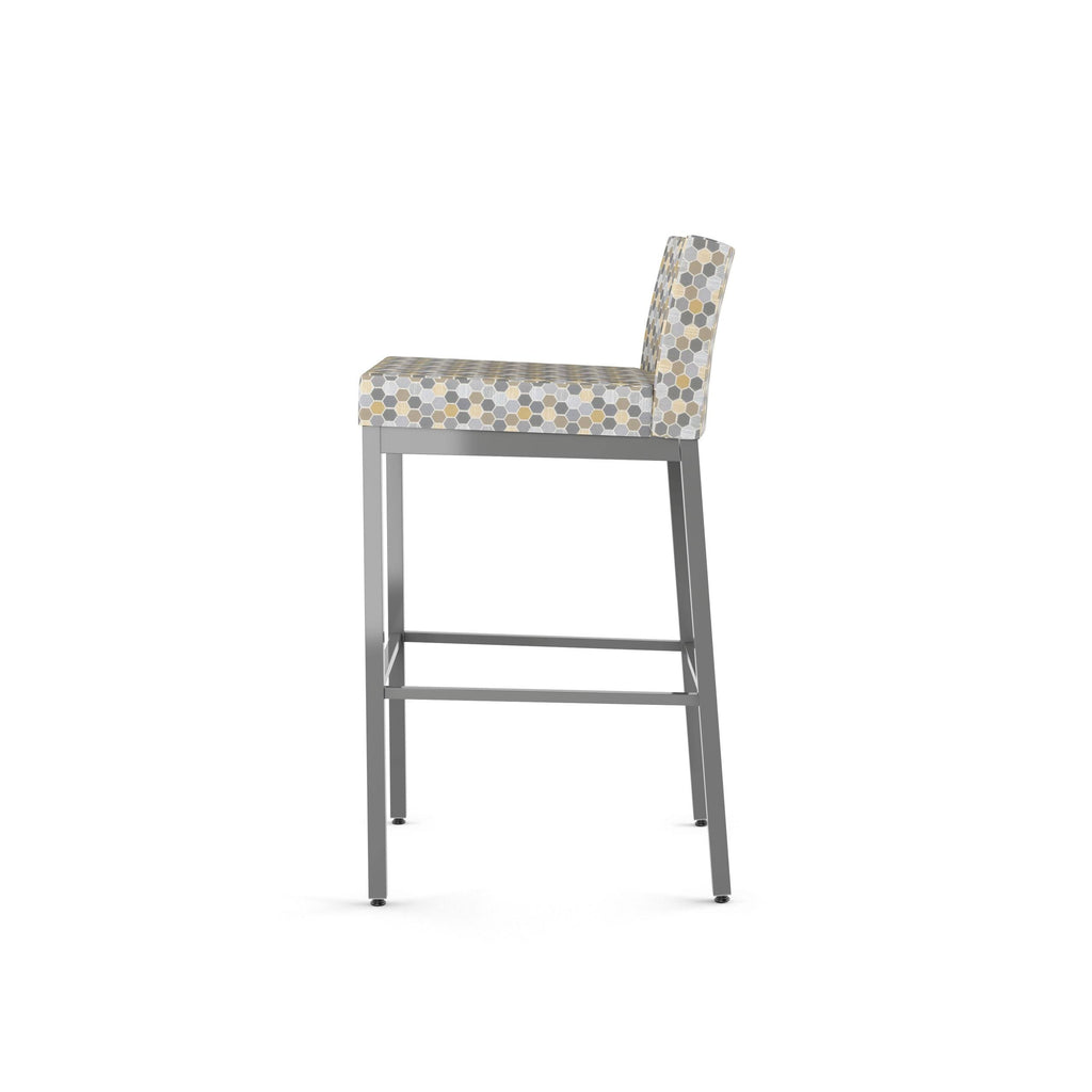 Cream Faux Leather Bar Stool F7872