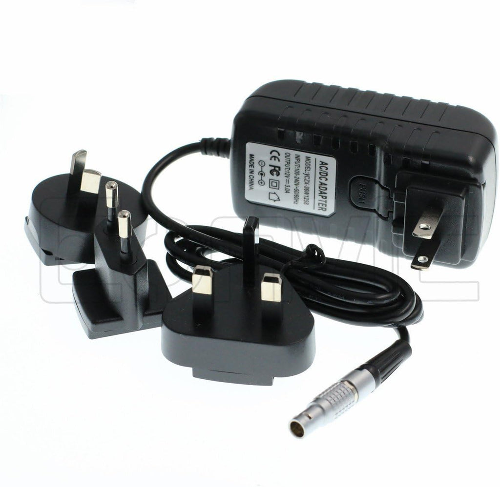 Right Angle 2 Pin to AC Power Adapter Cable with US EU Plugs Pack of 2 R2882