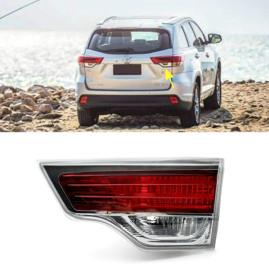 Tail Light Rear Taillight Assembly Compatible With Highlander 2014 2015 2016 Inner Right Passenger Side Pack of 2 D766