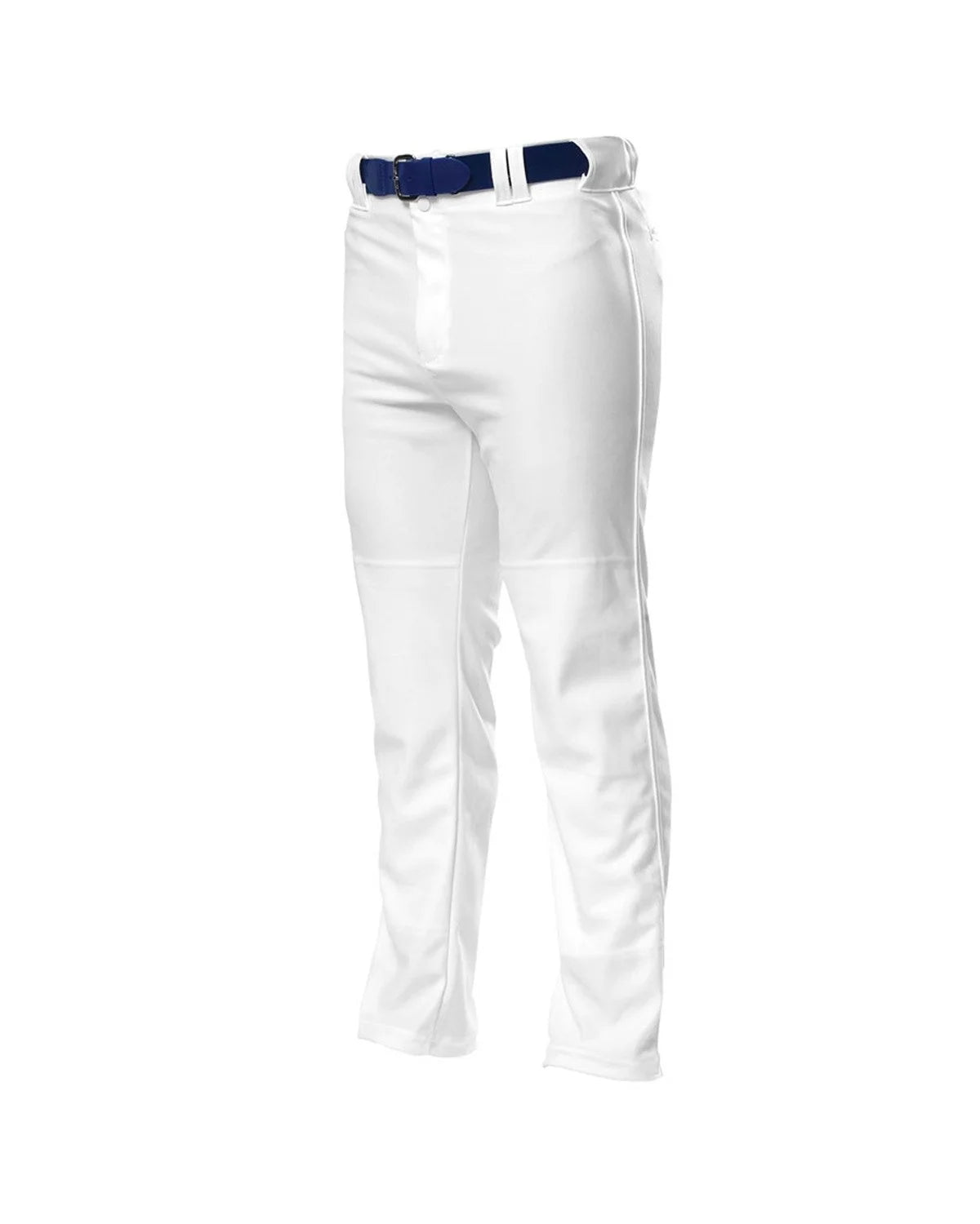 White Extra Large Baggy Cut Baseball Pant V1796