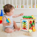 6-in-1 Wooden Blocks Shape Sorter Montessori Toys S222
