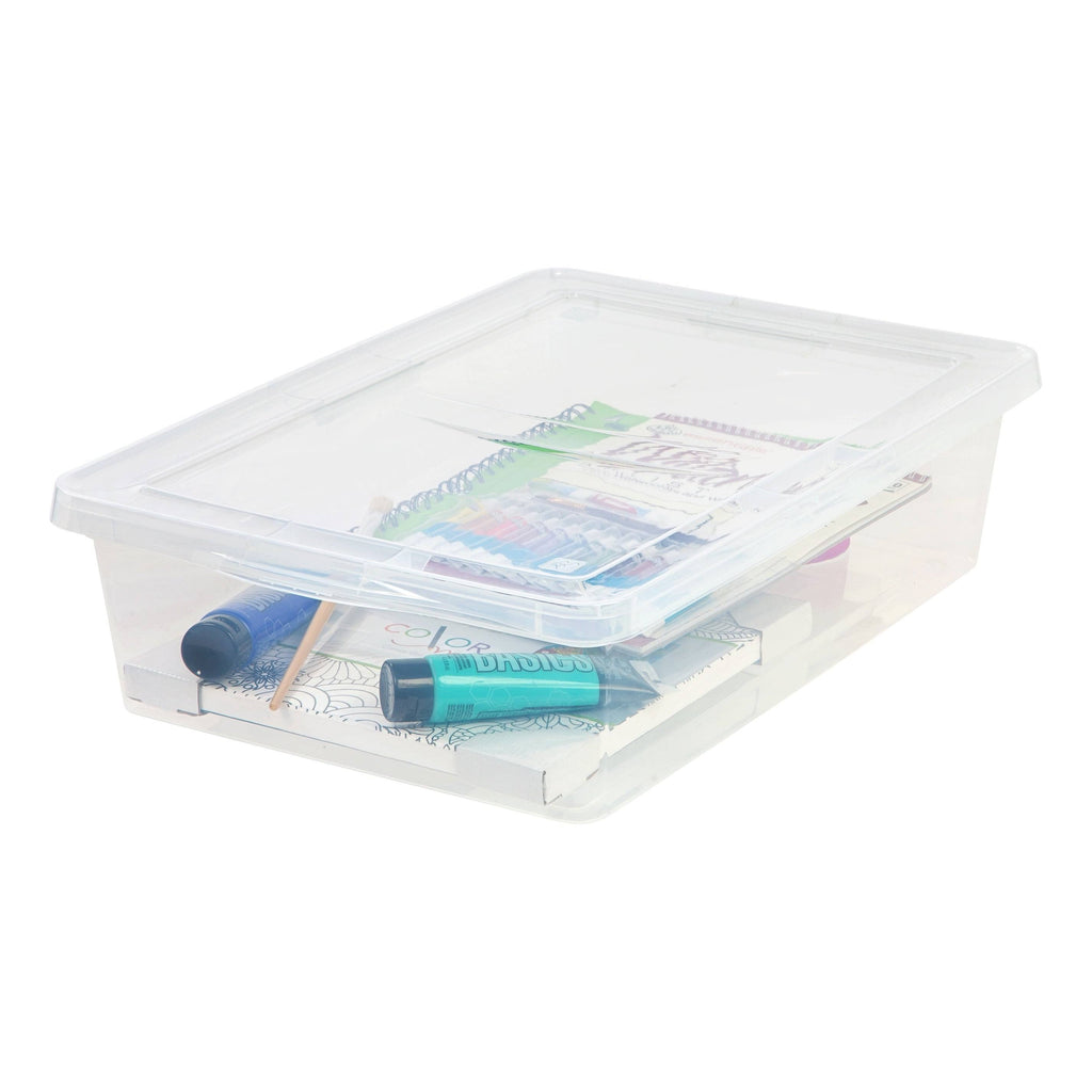 28 Qt Plastic Storage Bin - 10 pack P95722