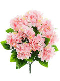 Pink Hydrangea Bush 6 Pieces Q3743