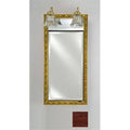 Recessed Single Door Cabinet with Traditional Lights - Arlington Cherry K21221