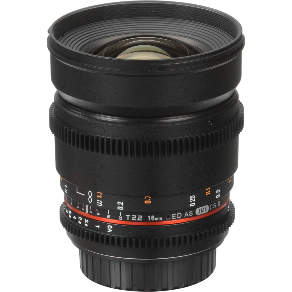 16mm T2.2 Wide Angle Cine Lens for Micro Four Thirds L116000