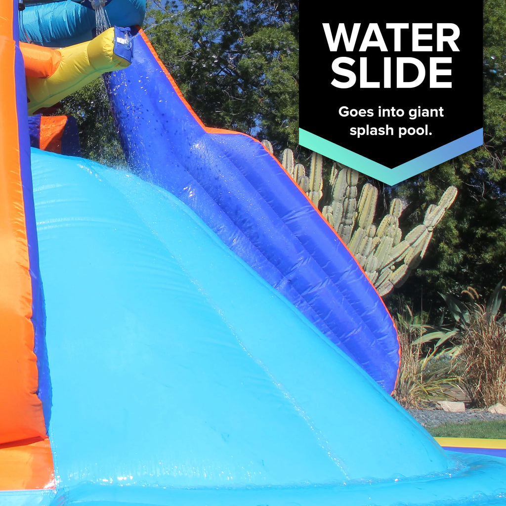 Inflatable Water Slide with Heavy Duty Blower U47476