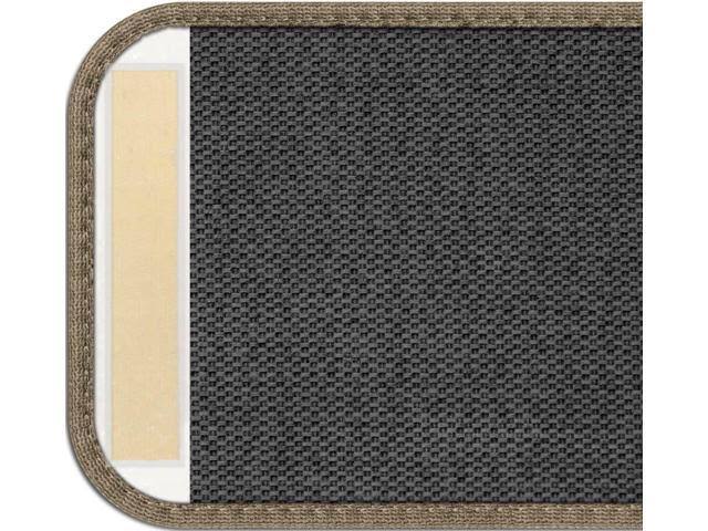 Set of 15 Adhesive Carpet Stair Treads - Camel Tan - 8 in. x 30 in. O7521