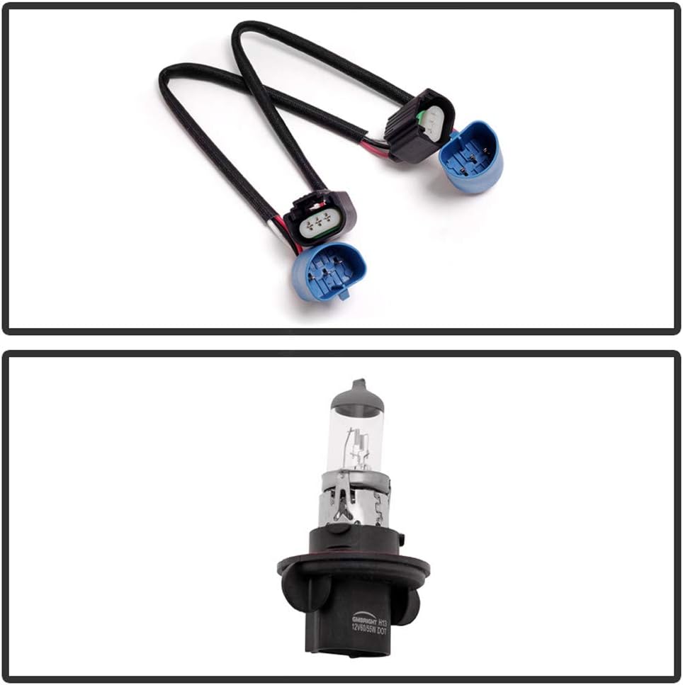 Chrome Headlights Headlamps Set Left Right R960