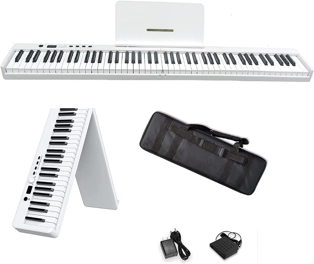88-Key Foldable Electronic Piano with Semi Weighted Keys T920