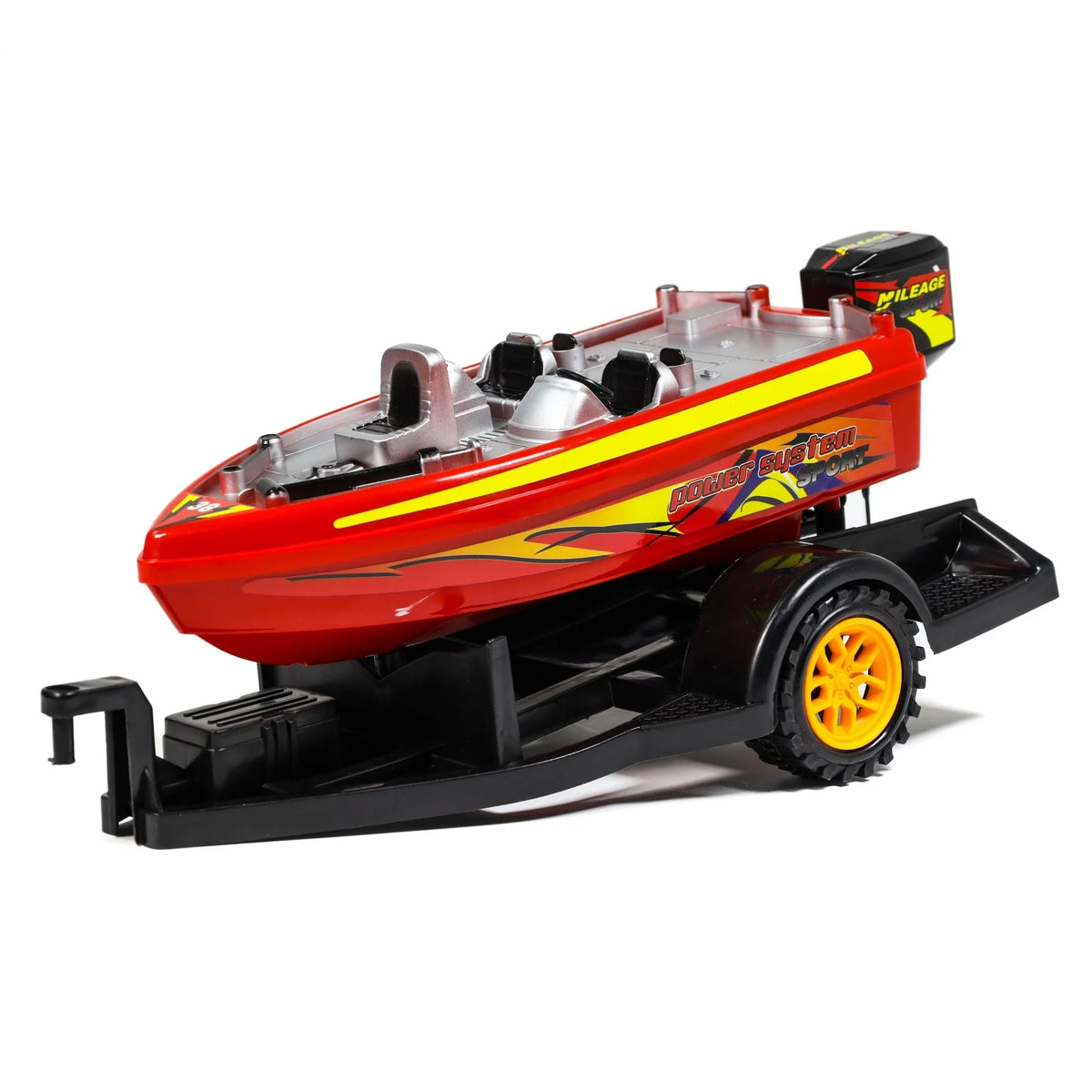 Friction Power Toy Truck with Trailer B6895