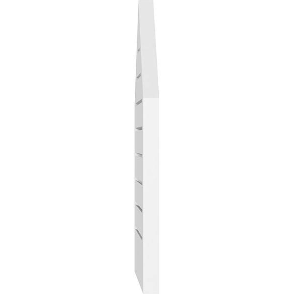 Peaked Top Surface Mount PVC Gable Vent V468384