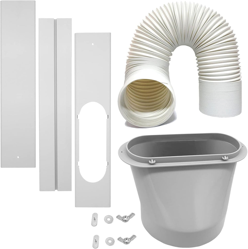 Portable AC Window Vent Kit with Exhaust Hose K5870
