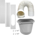 Portable AC Window Vent Kit with Exhaust Hose K5870
