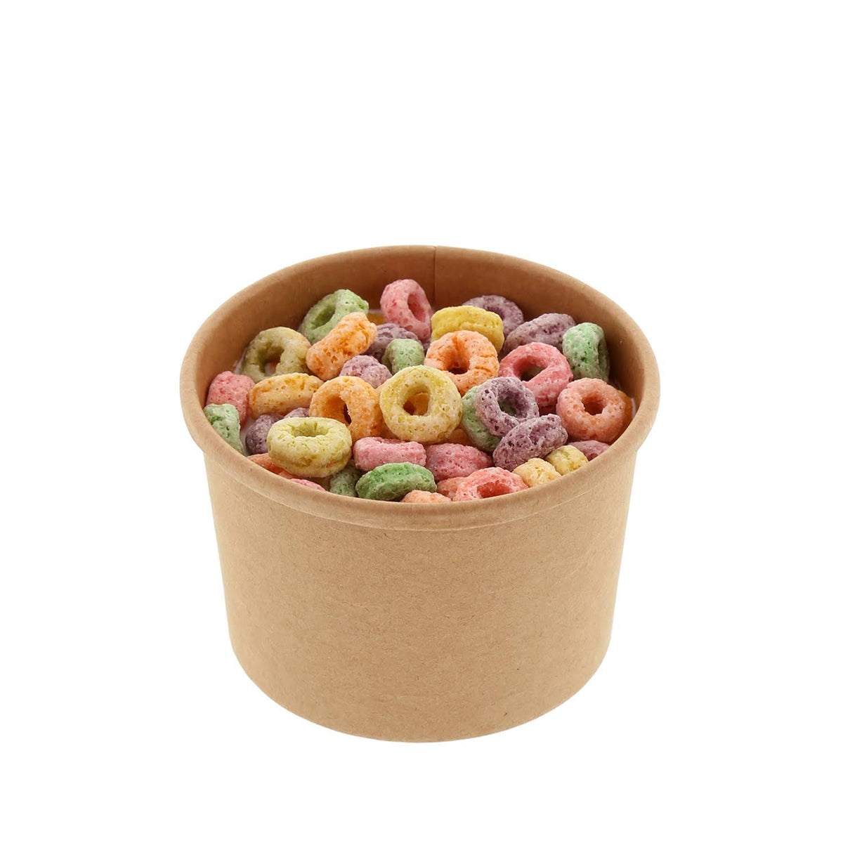 8 oz Kraft Paper Food Containers Case of 500 B1890