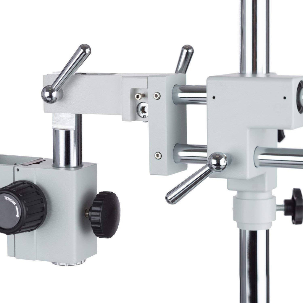 7X-45X Simul-Focal Stereo Zoom Microscope on Dual Arm Boom Stand J75201