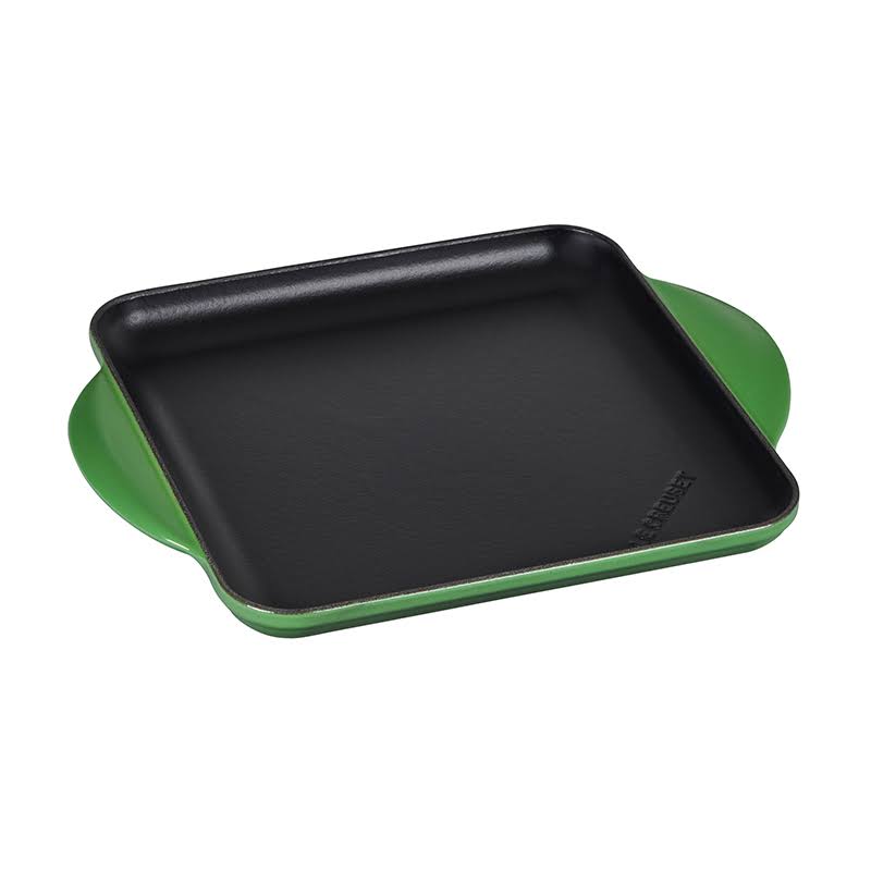 Emerald Green Enameled Cast Iron Skinny Griddle F59730