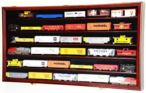 Cherry Display Case Cabinet Wall Rack Z72800