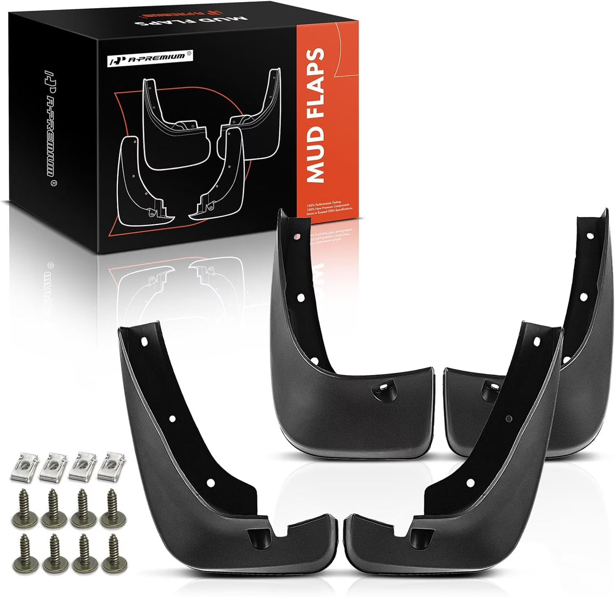 Mud Flaps Splash Guards 4-PC Set W553