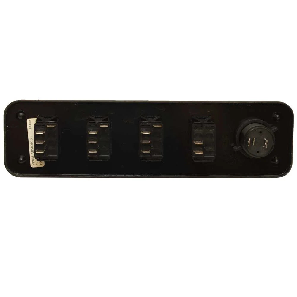 Woodgrain Pontoon Boat Switch Panel D560