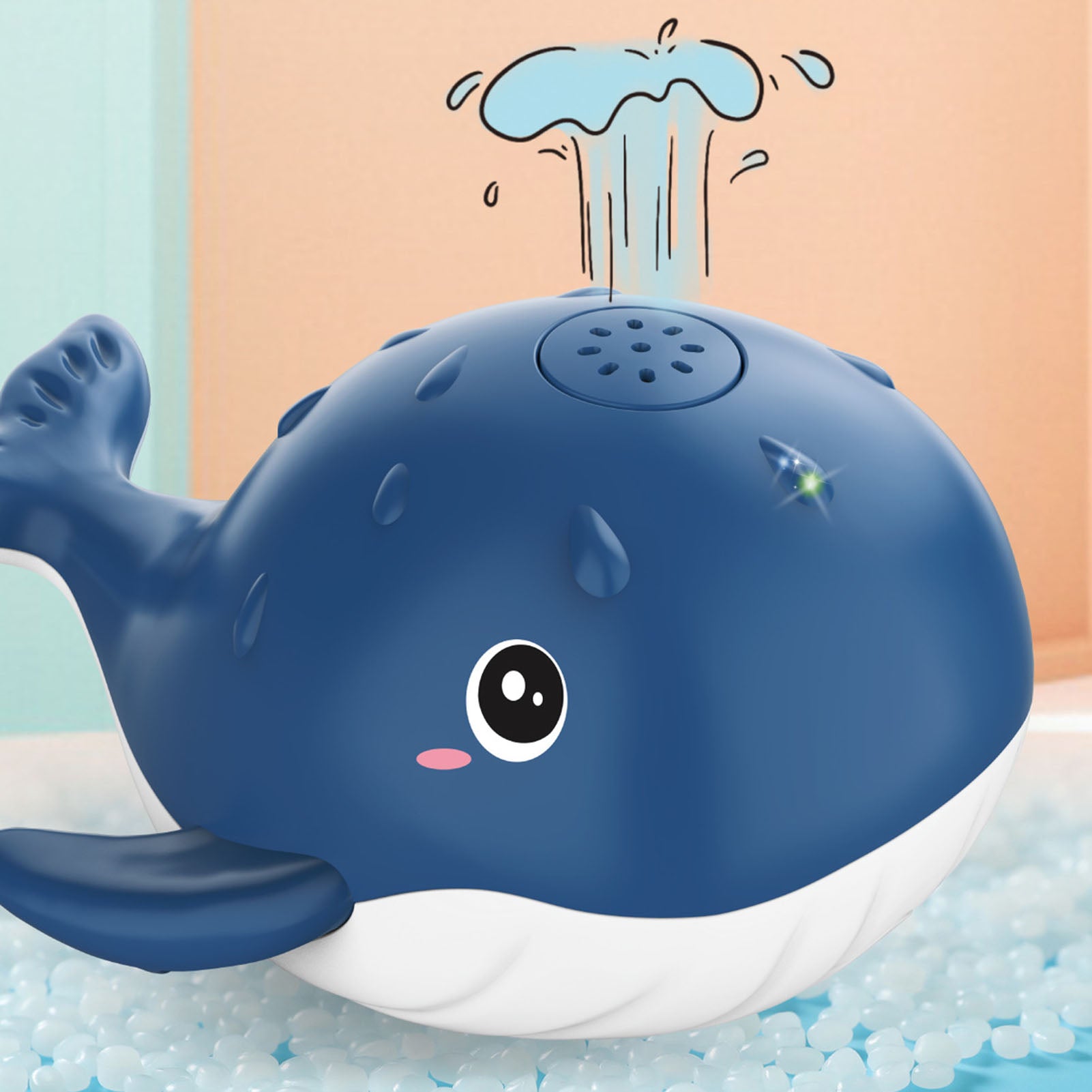 Electric Spout Whale Toy Bathroom Toy W71703