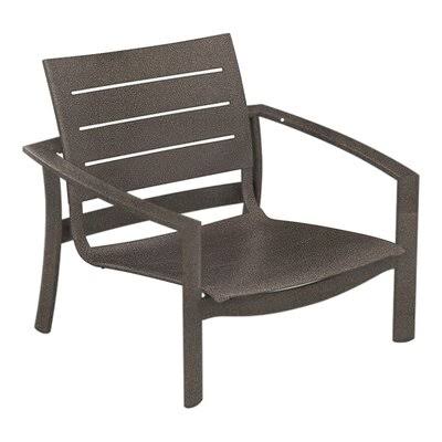 Graphite Aluminum Slat Patio Dining Chair G1015
